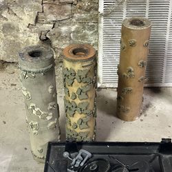 Antique Wallpaper Printing Rollers
