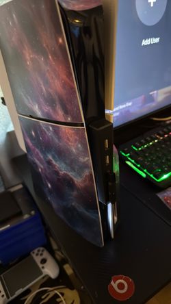 Ps5 slim disc with 1tb ssd, games and accessories