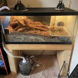 40 Gallon Breeder Tank With Humidifier And Other Extras