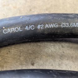 CAROL 4/C --  #2  AWG Cable