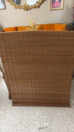 Bamboo Roll-Up Window Blind