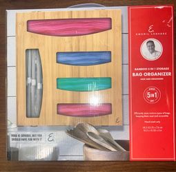 Emeril Lagasse Bamboo Bag Organizer