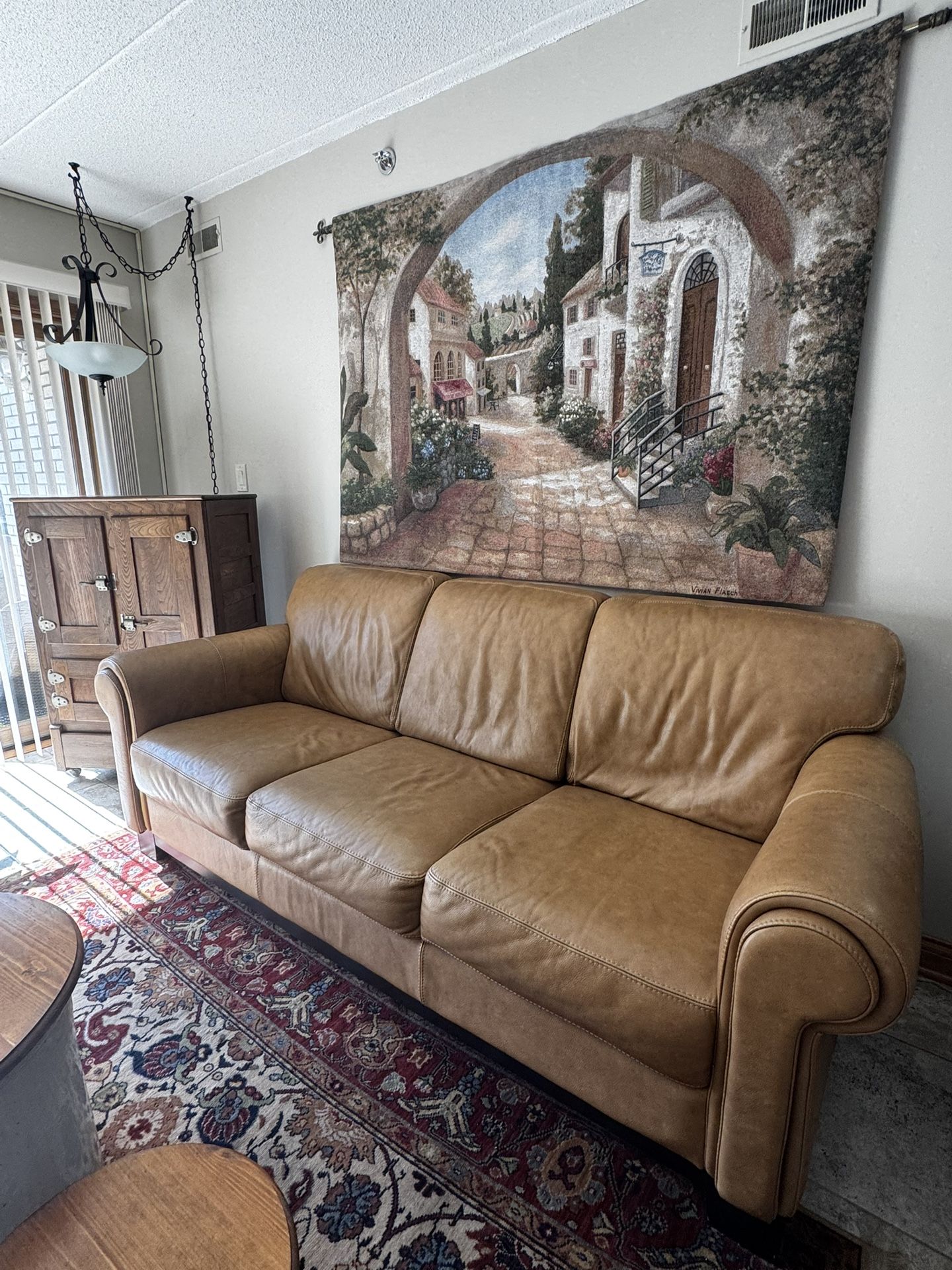 Leather Couch Set