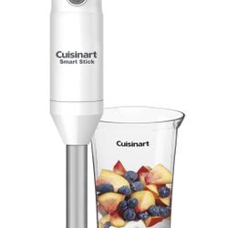 Cuisinart Smart Stick Two-Speed Hand Blender, Powerful Immersion Blender with 300-Watt Motor Blends Shakes, Smoothies, Puree, Baby Food, Soups & Sauce