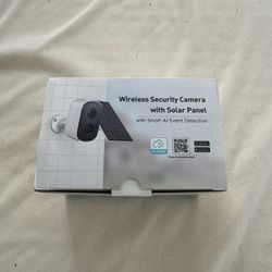 Brand New! Wireless Security Camera With Solar Power