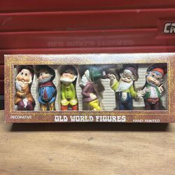 Old world, figures, and painted figurines
