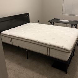 Brand new bed Frame And Queen Mattress