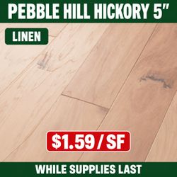 Light Hickory Wood Flooring by Shaw at $1.59/sq ft - Pebble Hill Linen