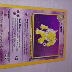 Pokemon Hypno From Fossil Set
