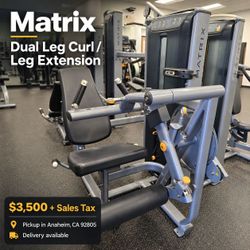 Matrix Dual Leg Extension / Leg Curl – Commercial Gym Equipment