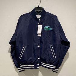 Lacoste Bomber Jacket Slim-Fit Size Medium Men 