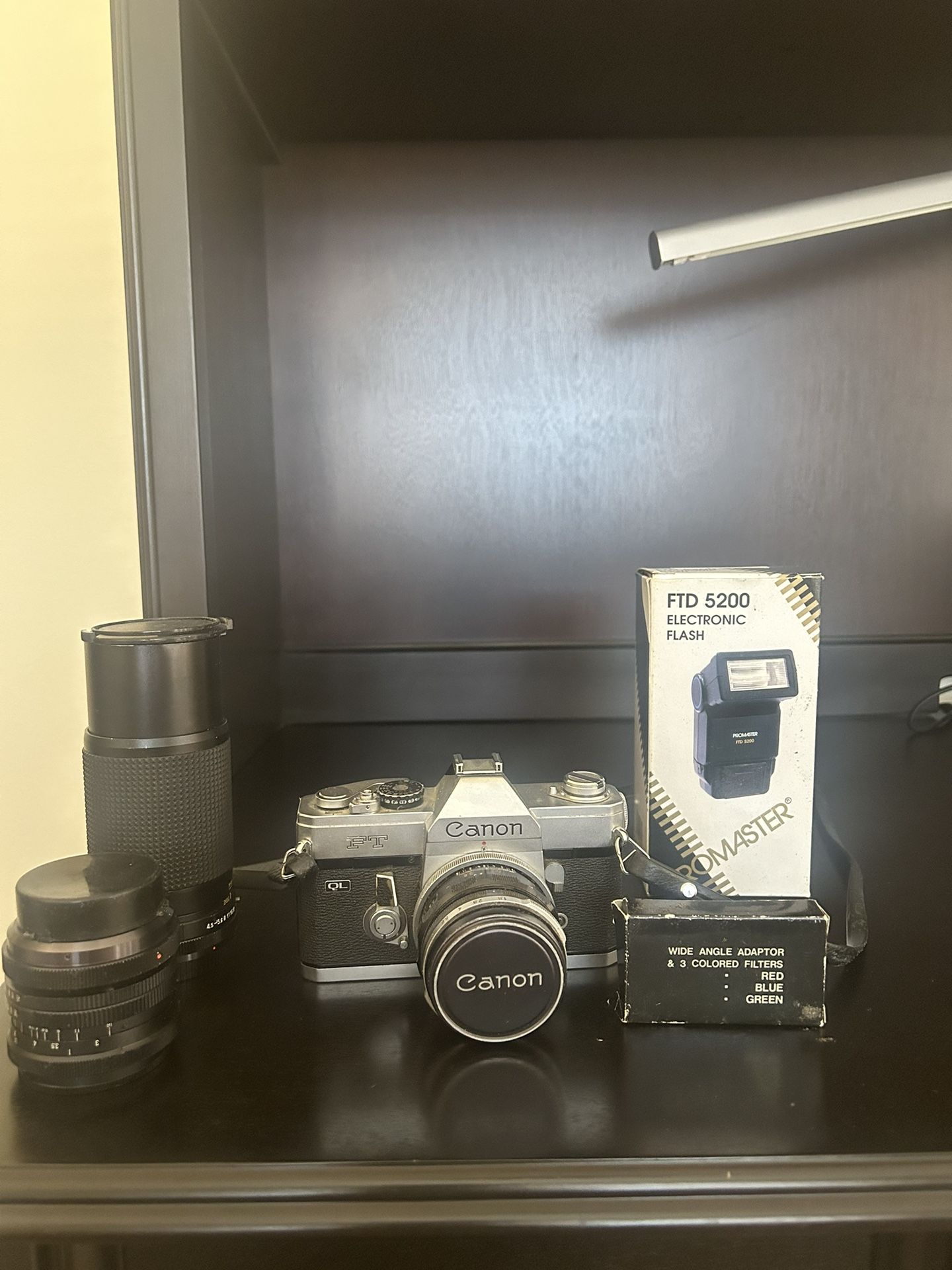 Canon FT Camera and Lenses / Electronic Flash