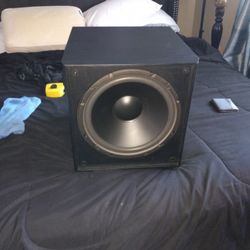 12 Inch Subwoofer Box. Strong Box  For A 12 Inch Speaker. The One That's On There Does Not Work