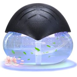 New-Air Purifier 4 Bottles of Perfume, Air Purifiers for Home, Air Purifiers for Bedroom, Essential Oil Aroma Diffuser with Led Night Light (Black)