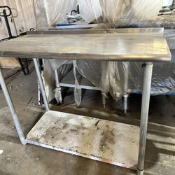 Stainless Steel  Prep Table