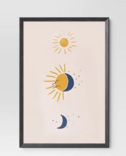 New ::  Two Stylish Framed Poster Board:: 27” x 40” ::