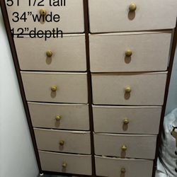 2 Off Rose Fabric Dressers $80 All 3