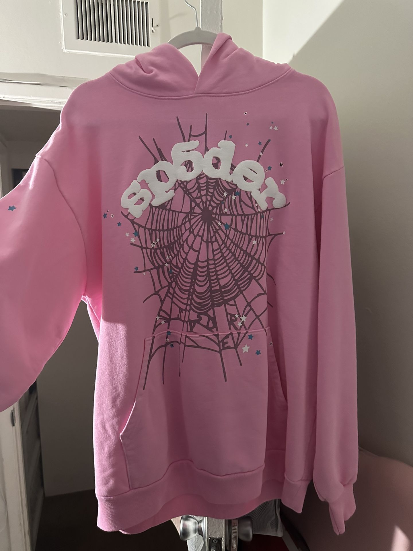 Sp5der Hoodie Pink
