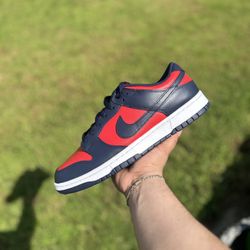 Nike Dunk Low Navy/Red Sz 12 