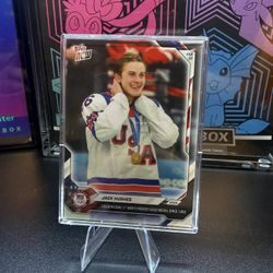 2026 Topps Now Olympics JACK HUGHES #18-SP Golden Goal USA Image Variation Short Print 