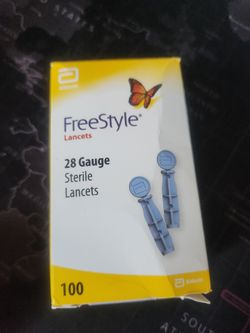 Freestyle Lite 28 Gauge Sterile Lancets 100 per box