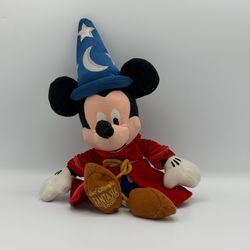 Disney Fantasia 2000 Sorcerer Mickey Mouse Plush