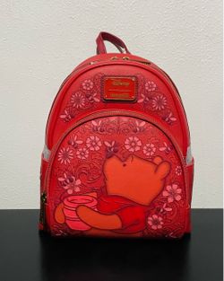 Loungefly Disney Winnie the Pooh Honeybees & Flowers Mini Backpack