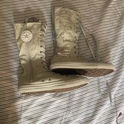 High Top Converse Grey