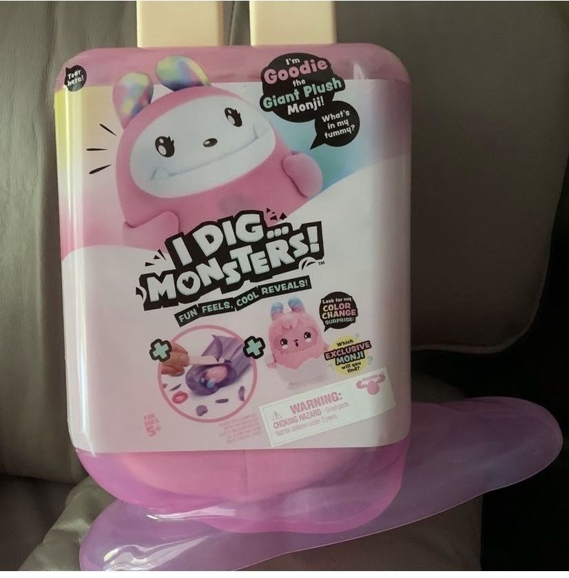 I Dig Monsters Popsicle Giant Plush Inside NEW Sold out on Amazon
