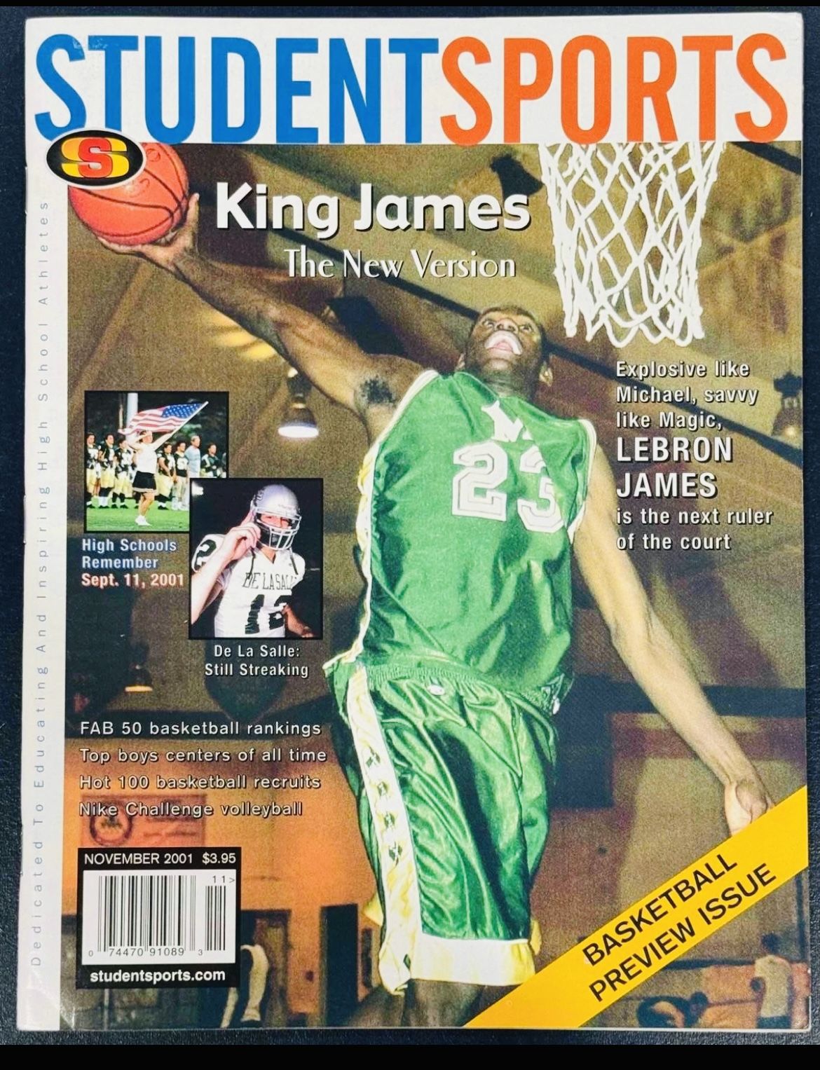 LeBron James Student Sports Magazine 