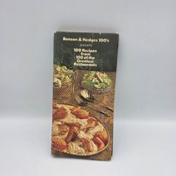 Benson & Hedges 100’s Presents 100 Recipes from 100 of the Greatest Restaurants