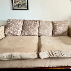 Cindy Crawford Home Sidney Road Taupe Sofa