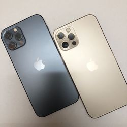 iphone 12pro 128gb unlocked sold with store warranty | Each