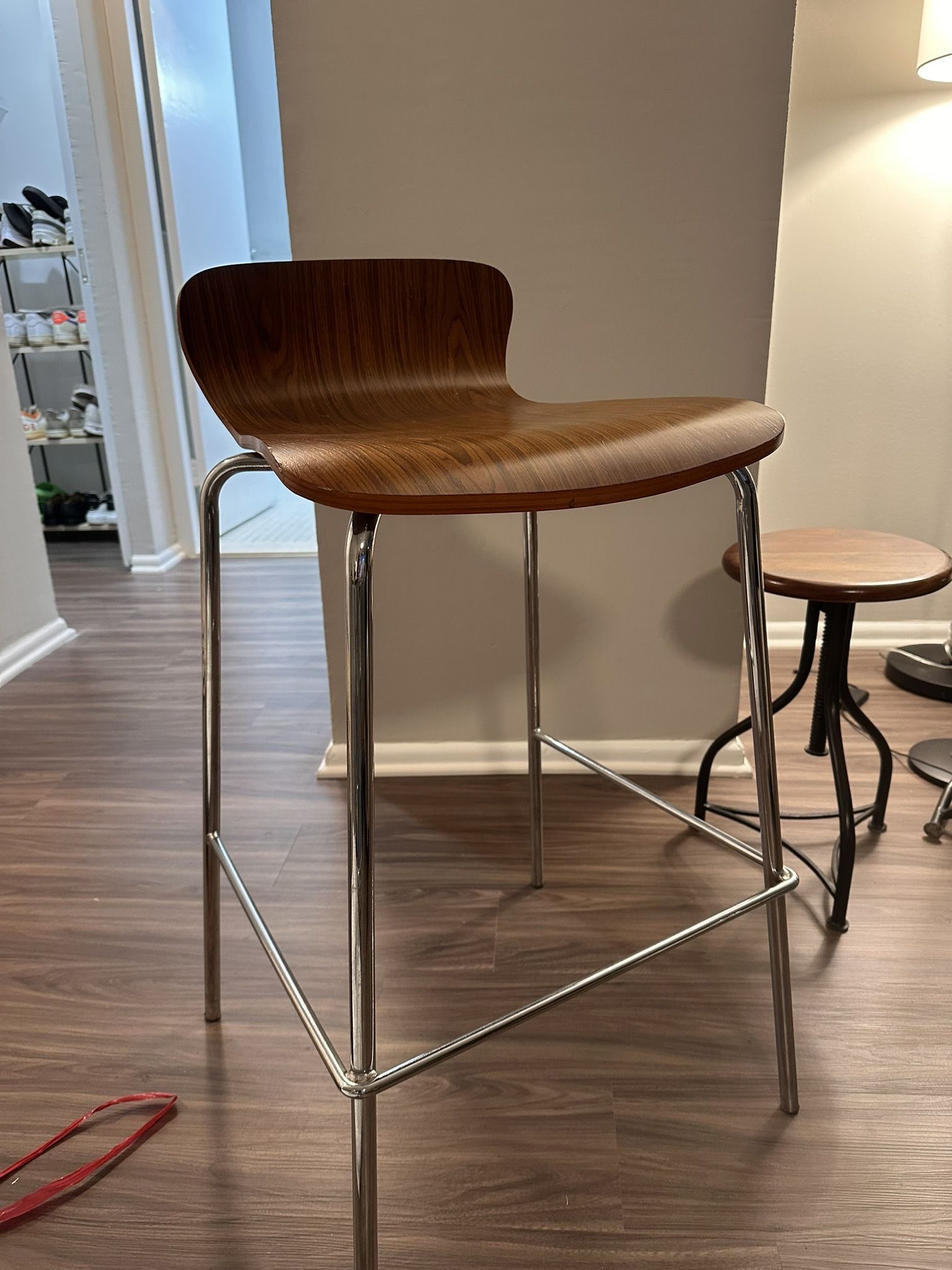 Modern Wood & Metal Bar Stools – $75 for all 3 or $25 each 