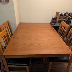 FREE Wood Table + 4 Chairs