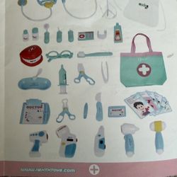 Kids Doctor set-38 pieces- pretend play