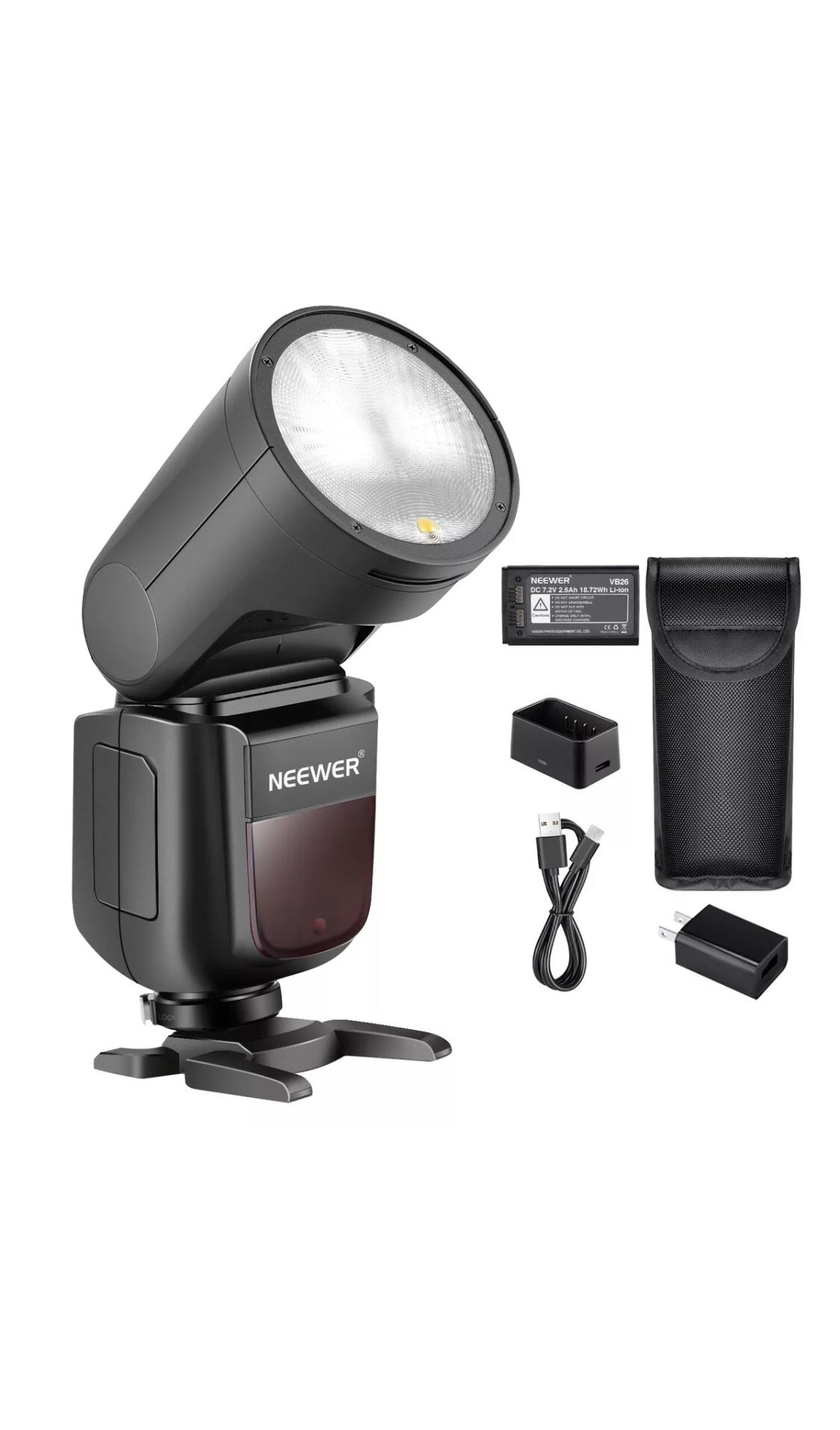Neewer Godox V1-S Camera Flash Speedlight Compatible with Sony DSLRs