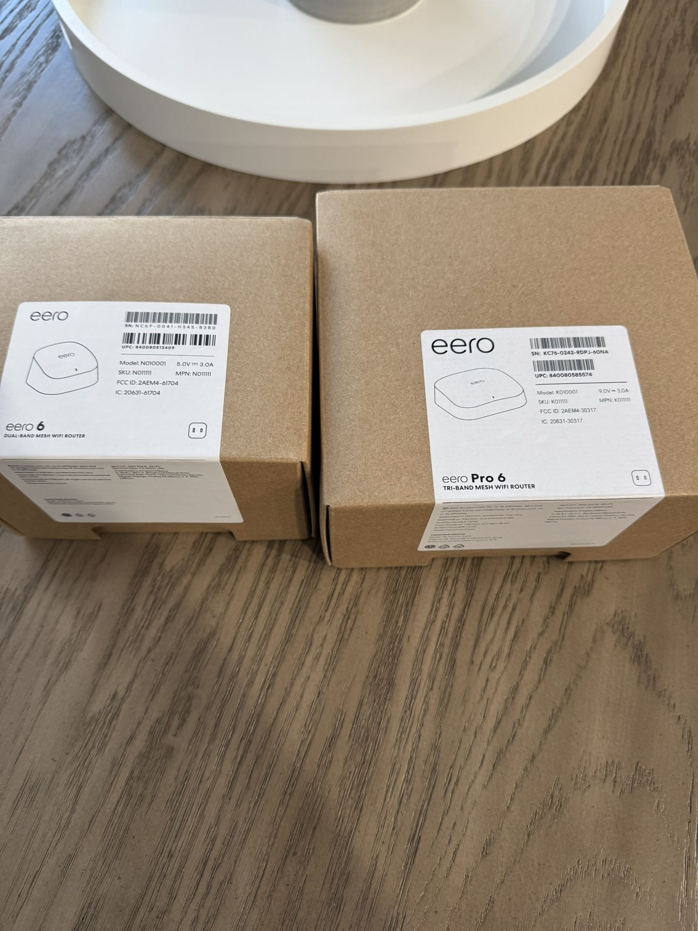NEVER USED Eero Pro 6/6 WiFi Routers