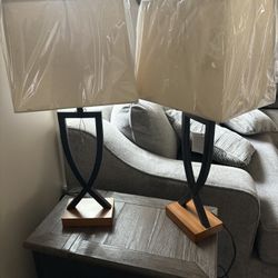 Table Lamp Set - Brand New In Box