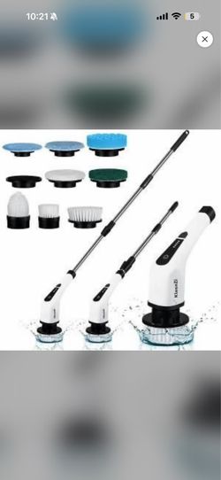 Electric Cleaning Brush with Extension Long Handle