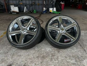 we have iroc wheels 24" 