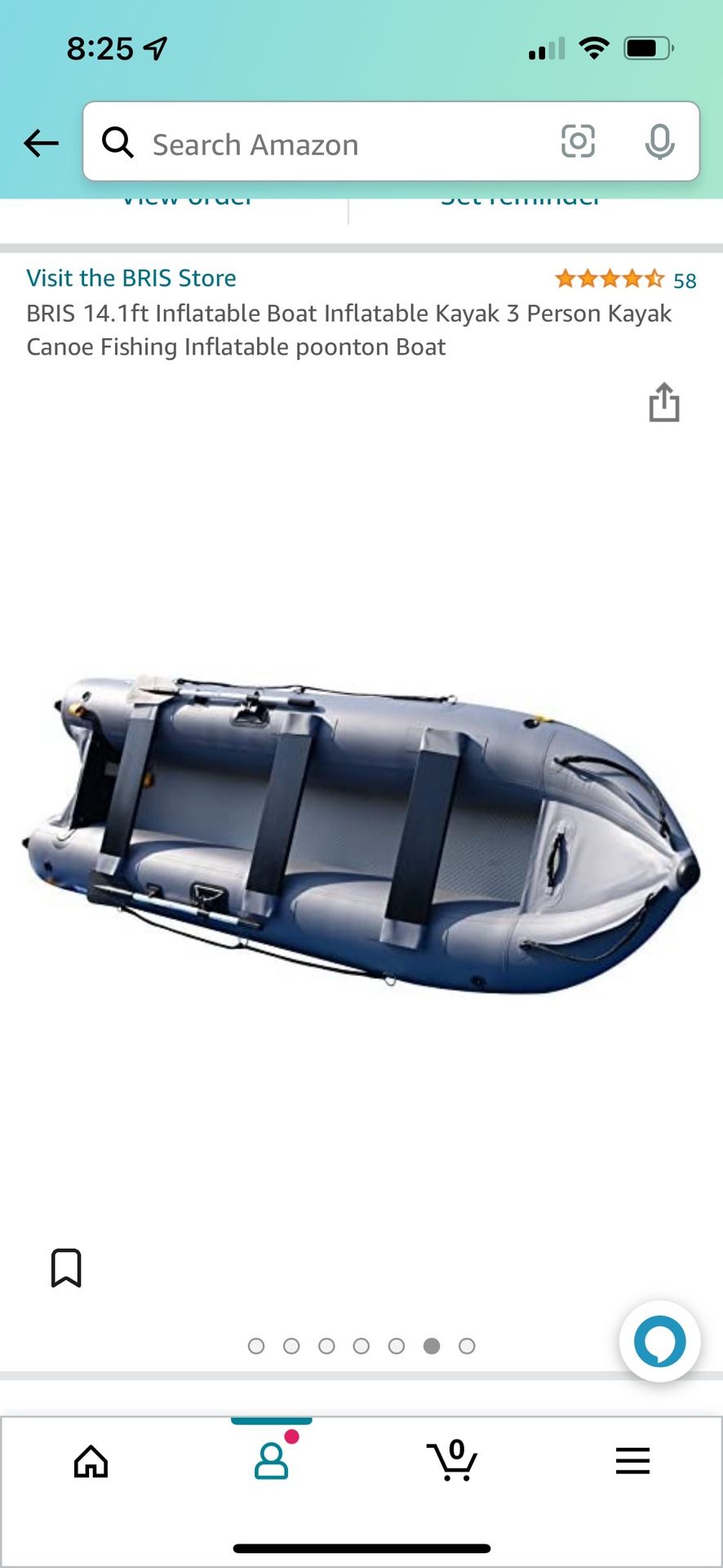 BRIS 14.1ft Inflatable Boat Inflatable Kayak 3 Person Kayak Canoe Fishing Inflatable poonton Boat