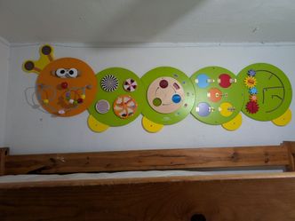 Caterpillar wall decor