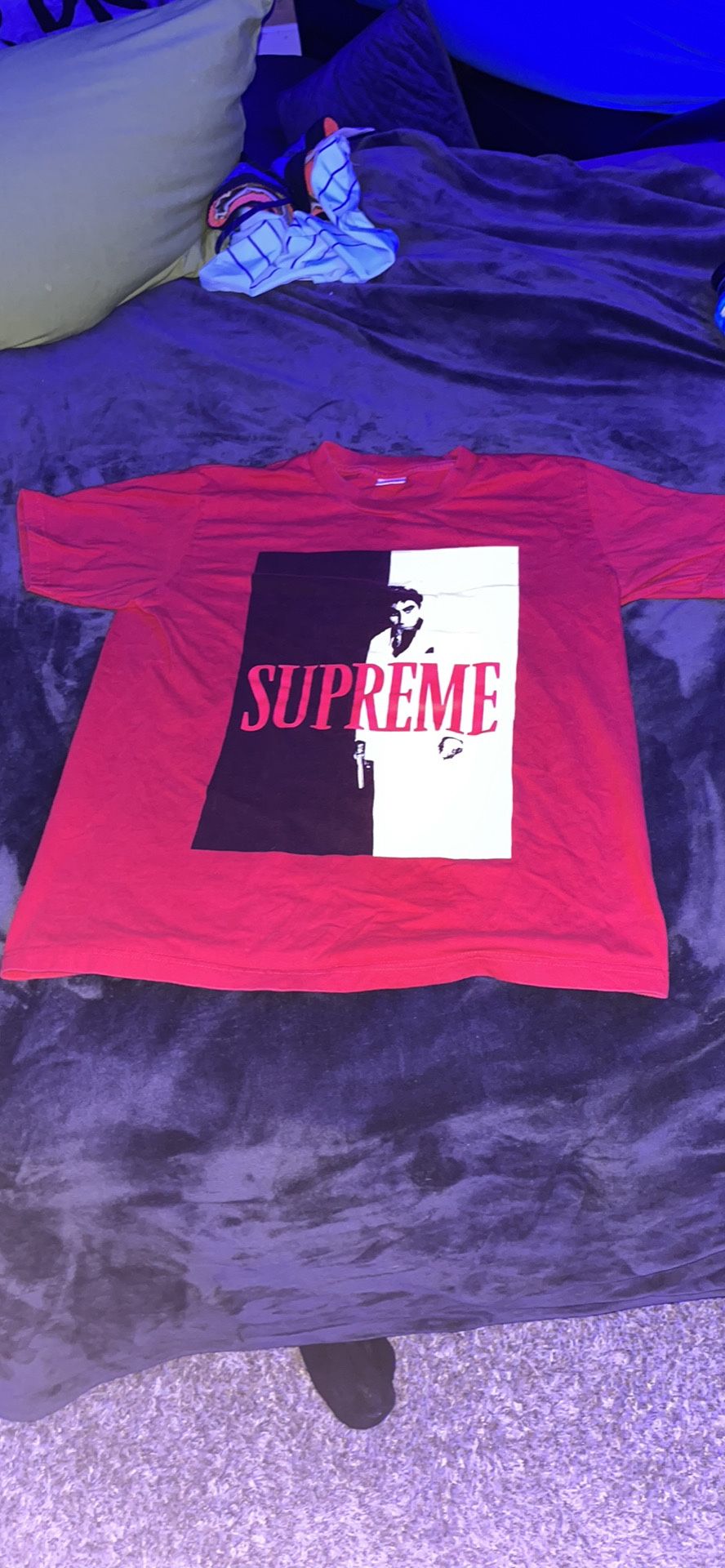 Supreme Scar face Split Tee 