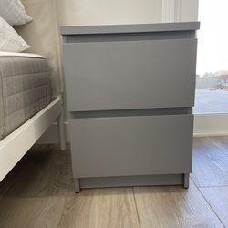 IKEA Nightstand- gray