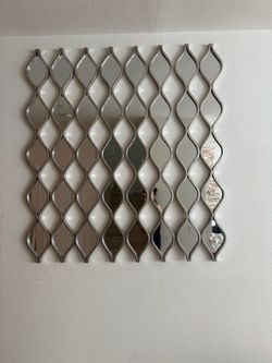 Kirkland’s Wavy Wall Mirrors – Set of 8 – $180 OBO