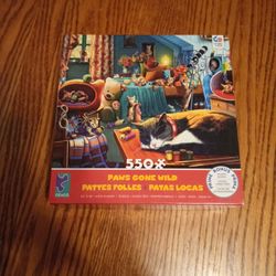 Paws Gone Wild/Pattes Folles/550 Piece Puzzle
