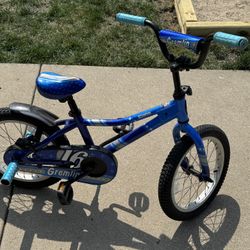 Kids Bike - 16” Wheel - NEW tires, grips and pegs