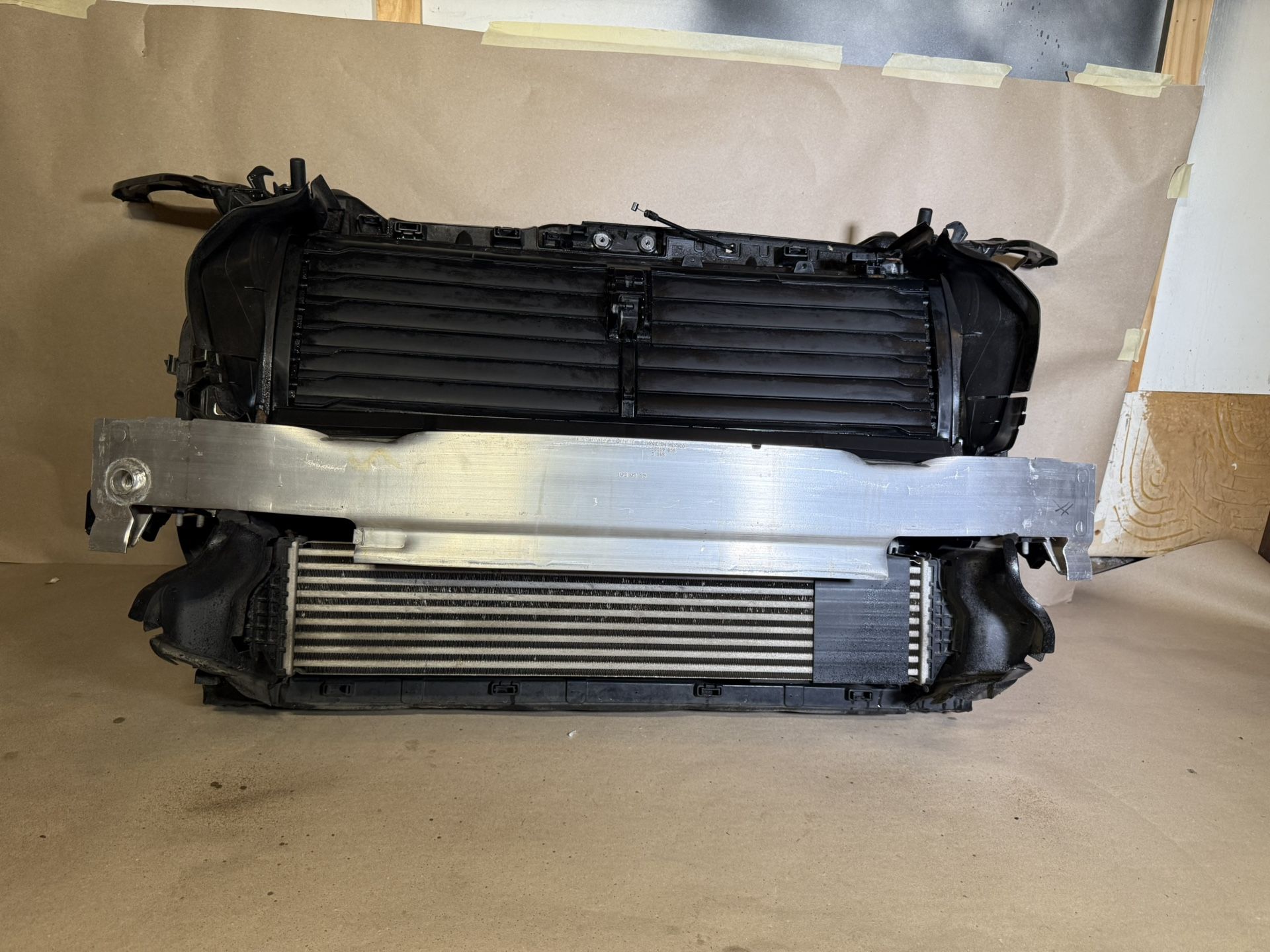 COMPLETE RADIATOR SUPPORT FOR 2018-2020 AUDI Q5 2.0L QUATTRO FAN CONDENSER OEM