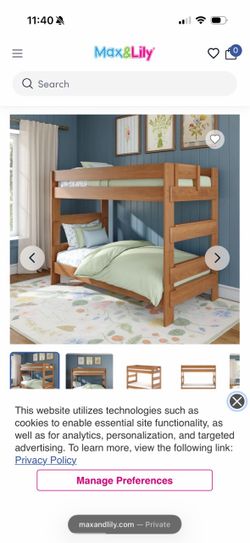 Max and Lily Farmhouse Bunks